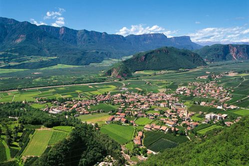 Auer mit Blick auf Kalterer See