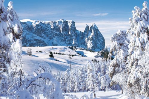 Der Schlern im Winter