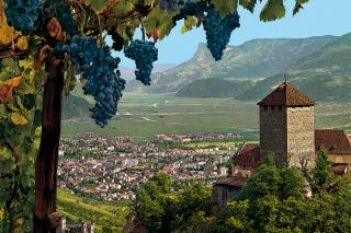 Dorf Tirol in Südtirol