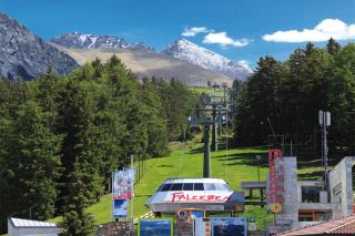 Falzeben 1600m, mit Gondelbahn Meran 2000