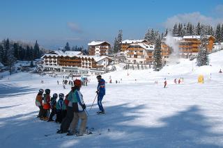 Skigebiet Obereggen, die Schule geht los