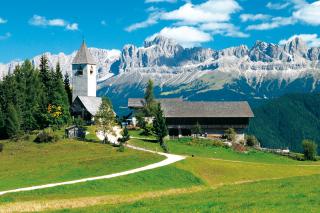 St.Helena bei Deutschnofen mit Rosengarten