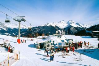 Skigebiet-Speikboden im Winter